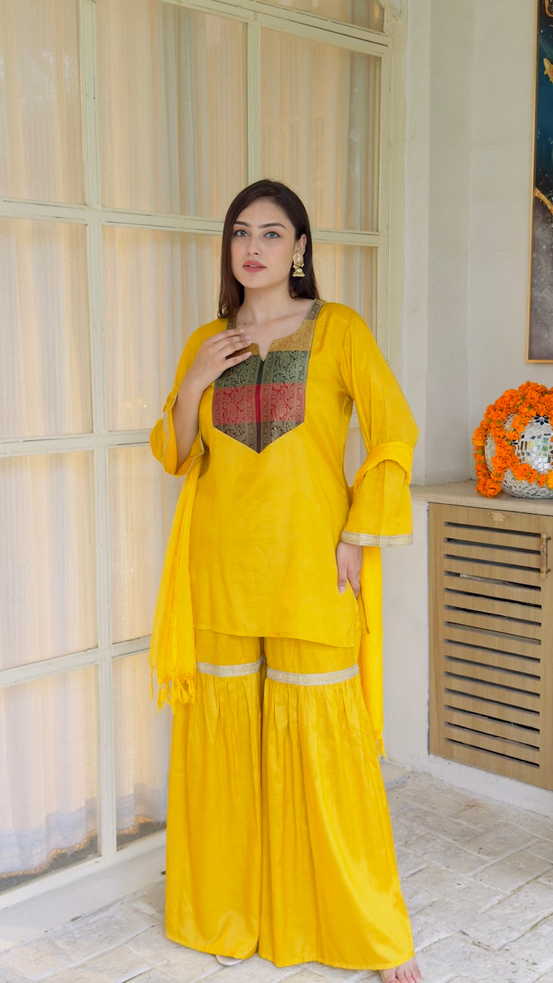 Heer Sharara Suit Set