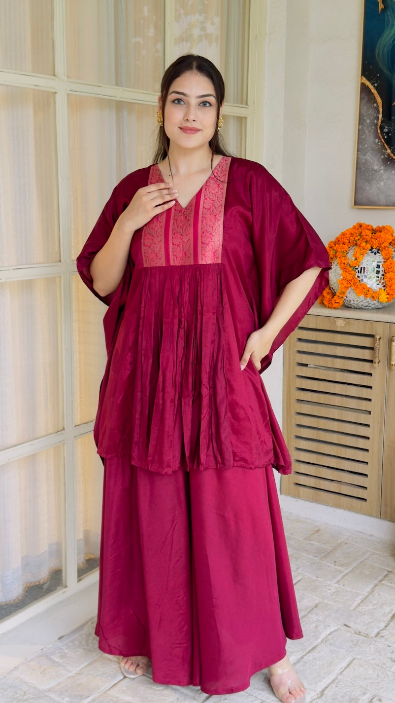 Geet Kaftan Sharara Set