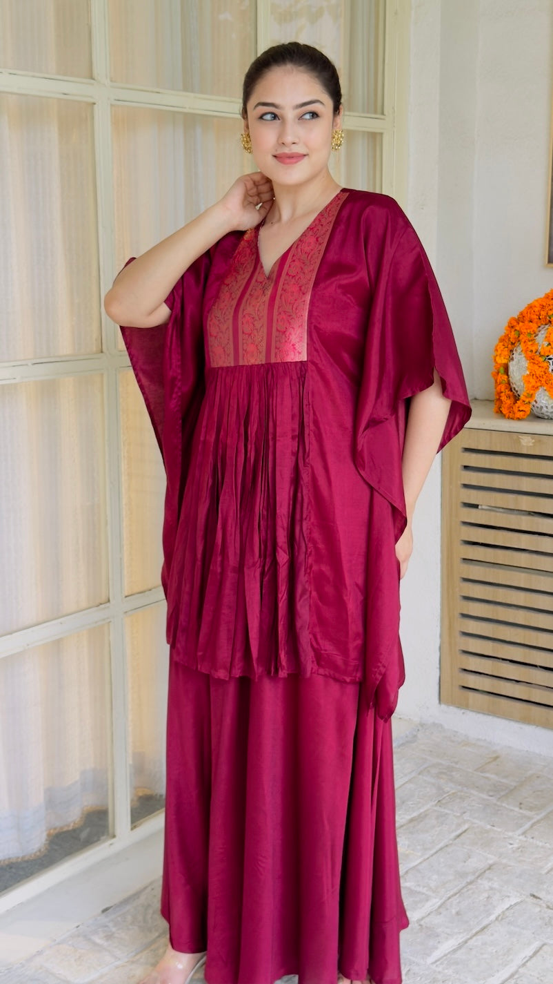 Geet Kaftan Sharara Set
