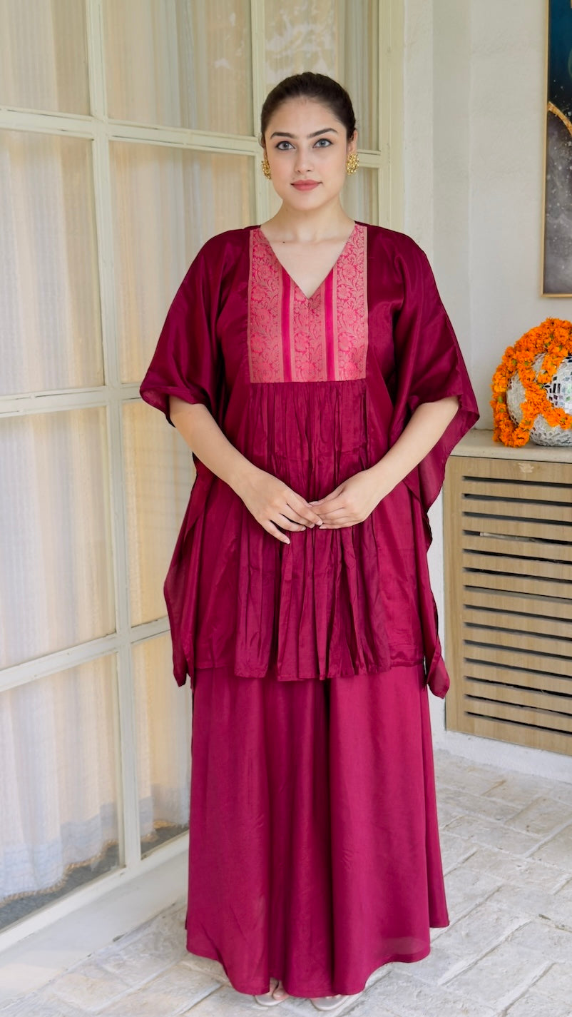 Geet Kaftan Sharara Set