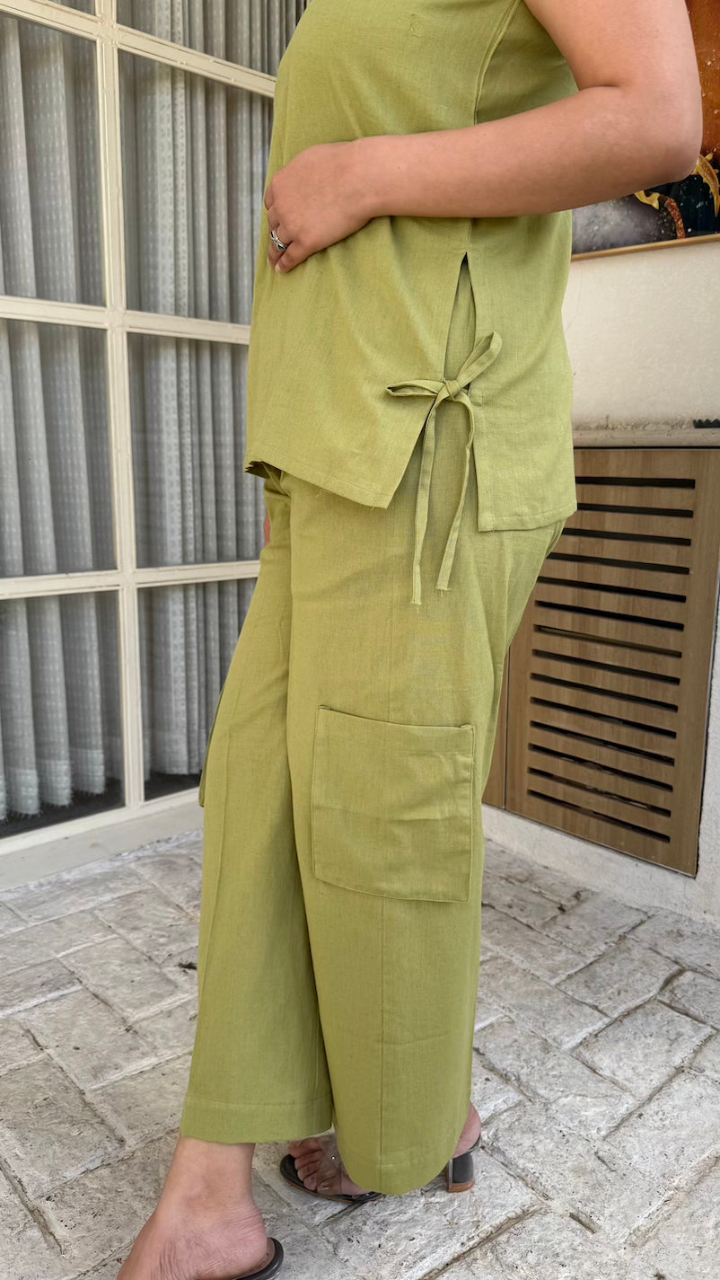 Green Cotton Co-ord