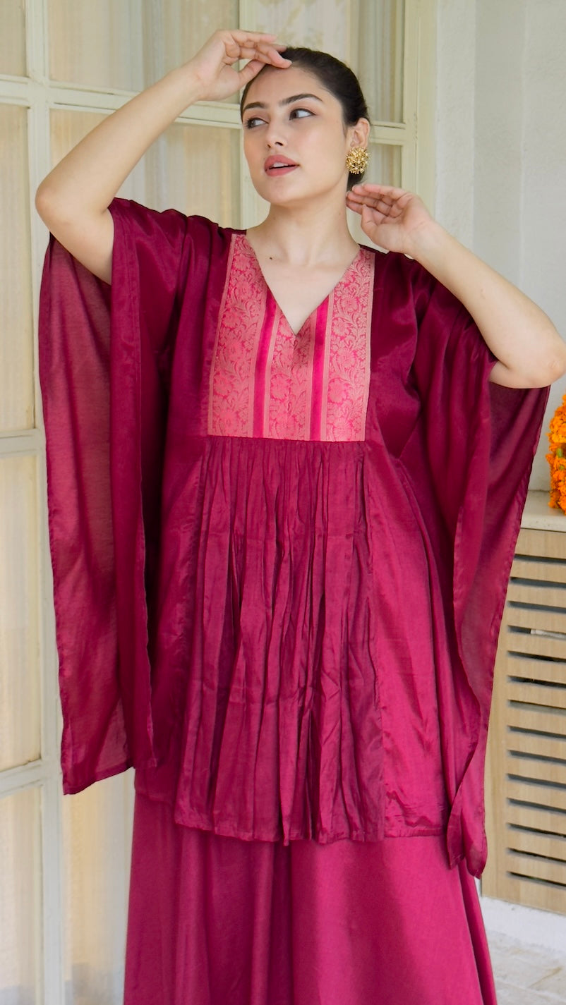 Geet Kaftan Sharara Set