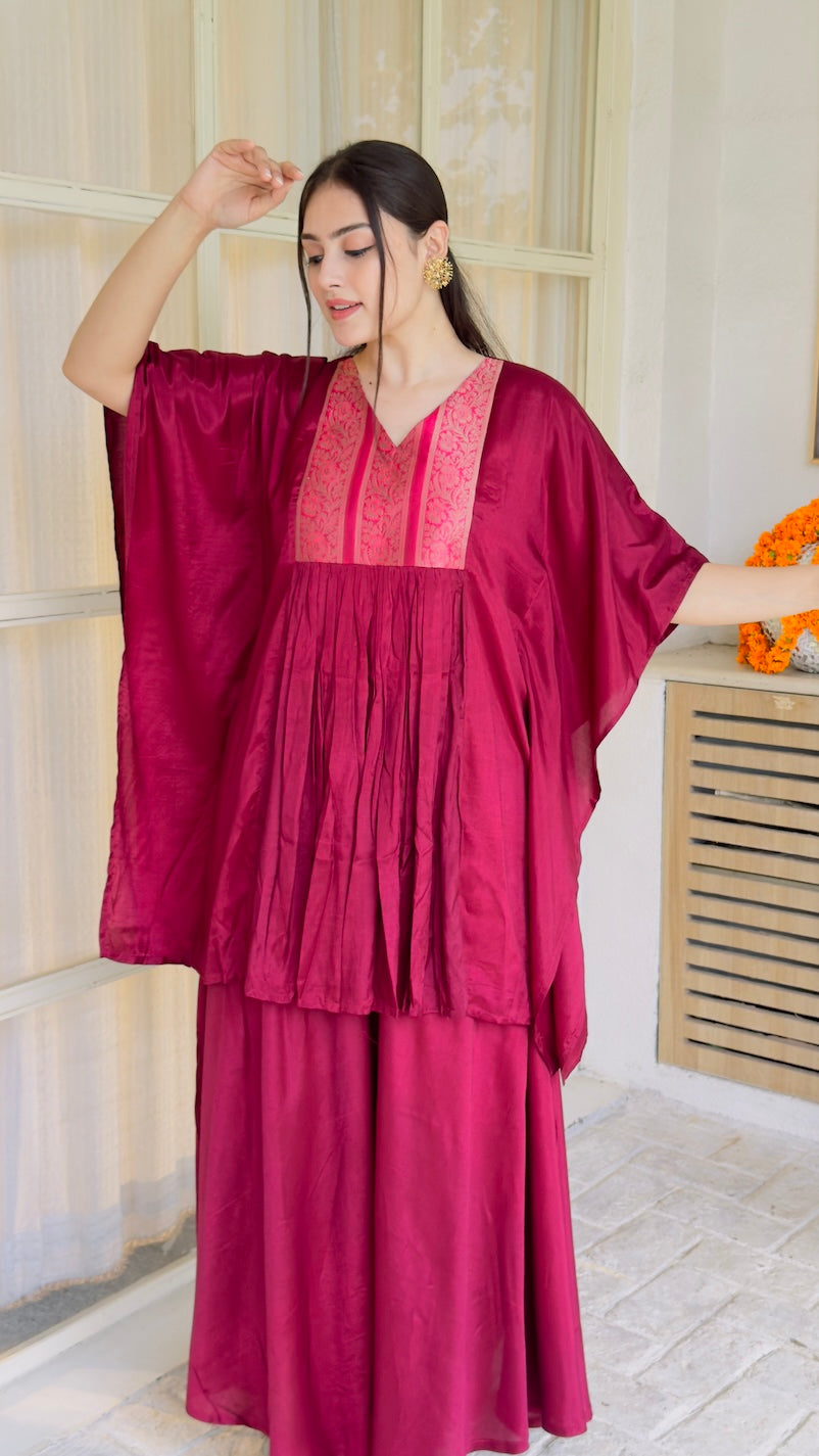 Geet Kaftan Sharara Set