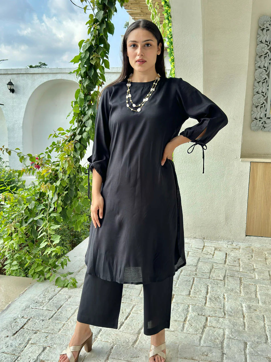 Luna Black Co-ord Set