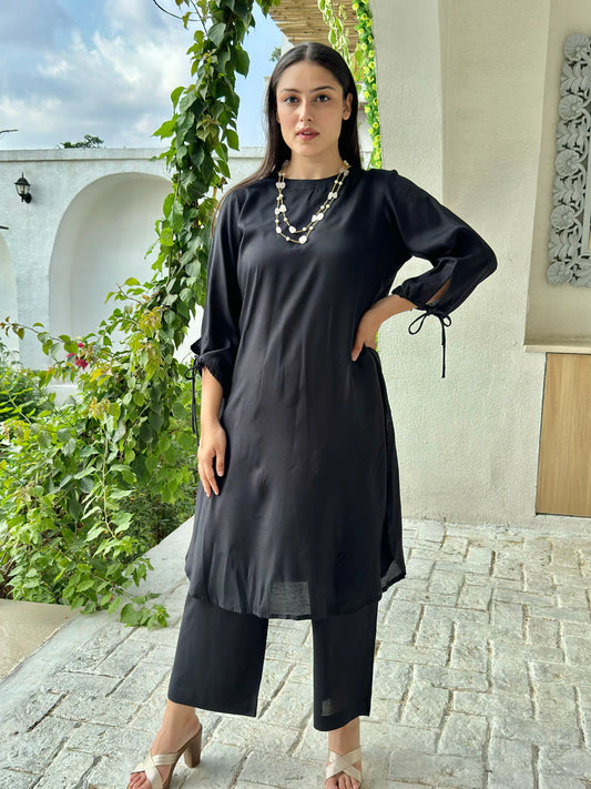 Luna Black Co-ord Set