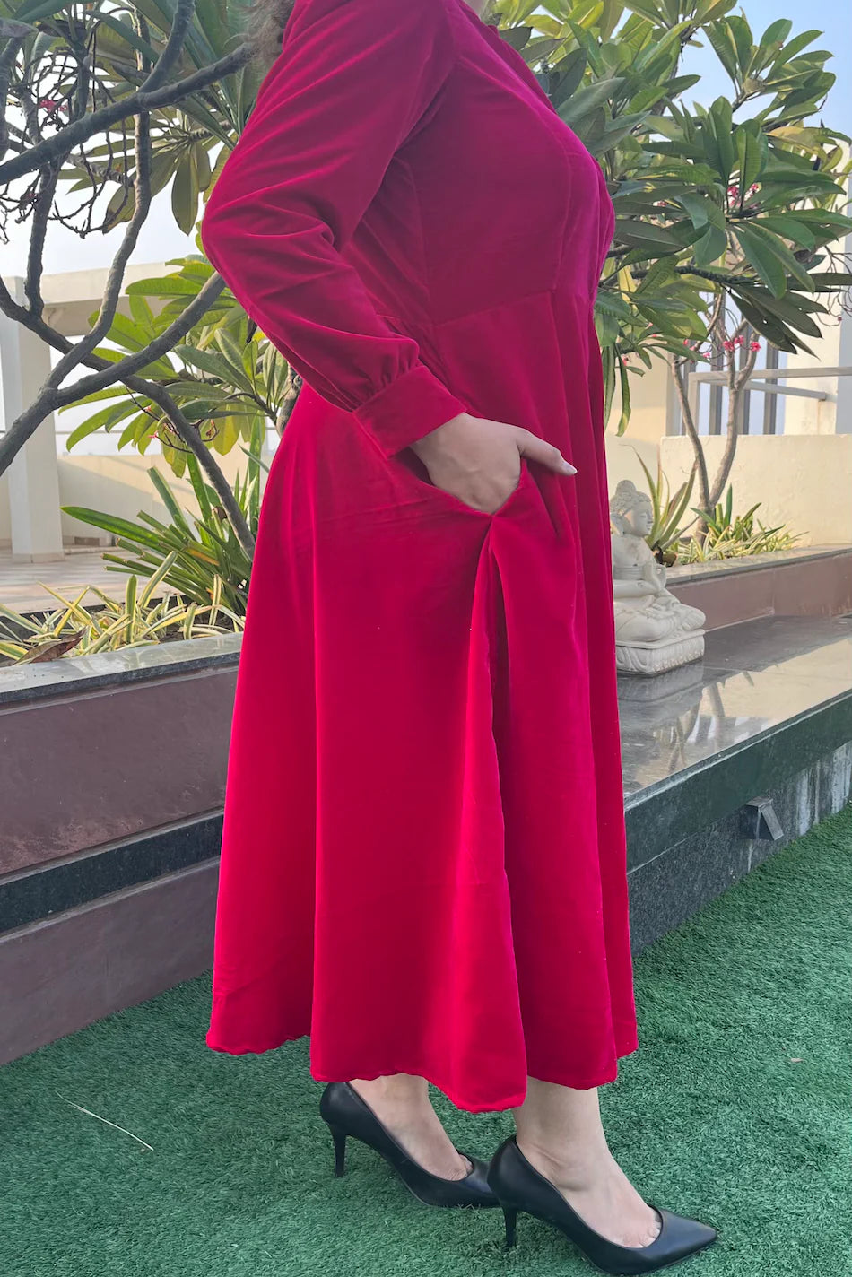 Aurora Velvet Dress