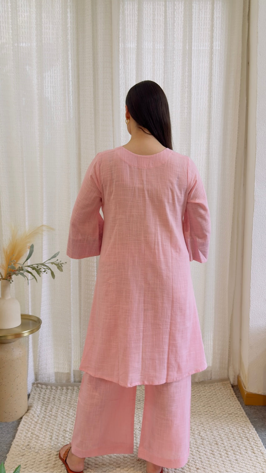 Fida Pastel Pink Kurta Pant