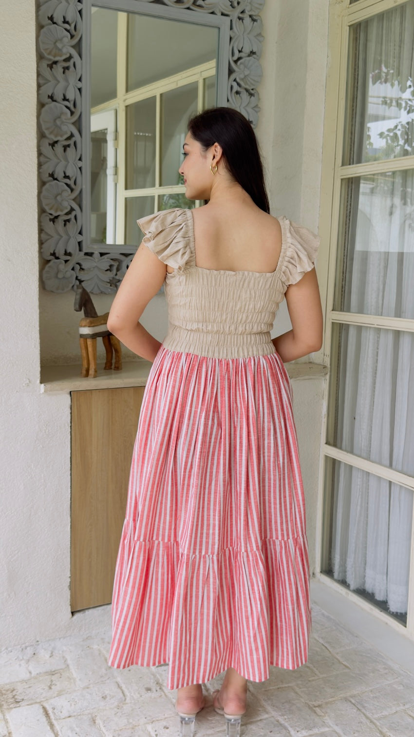 Sifra Flared Cotton Dress