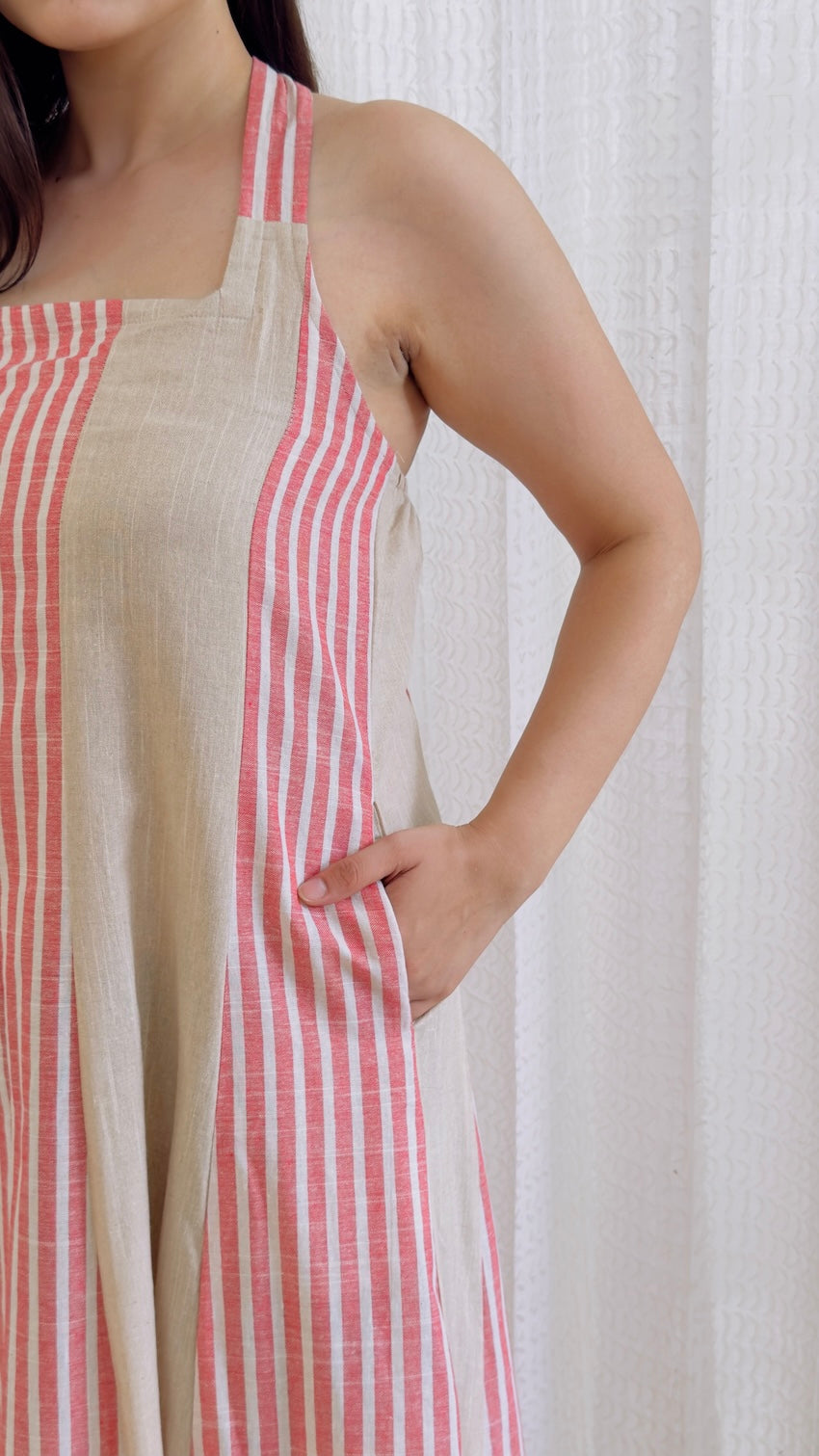Inaya Cotton Halter Dress