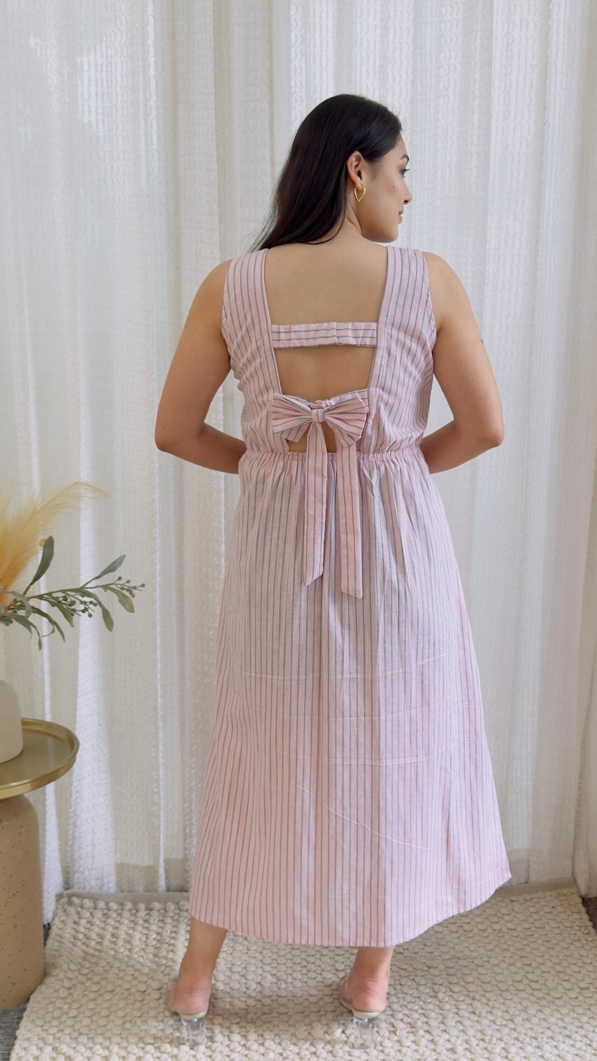 Amara A-Line Cotton Dress