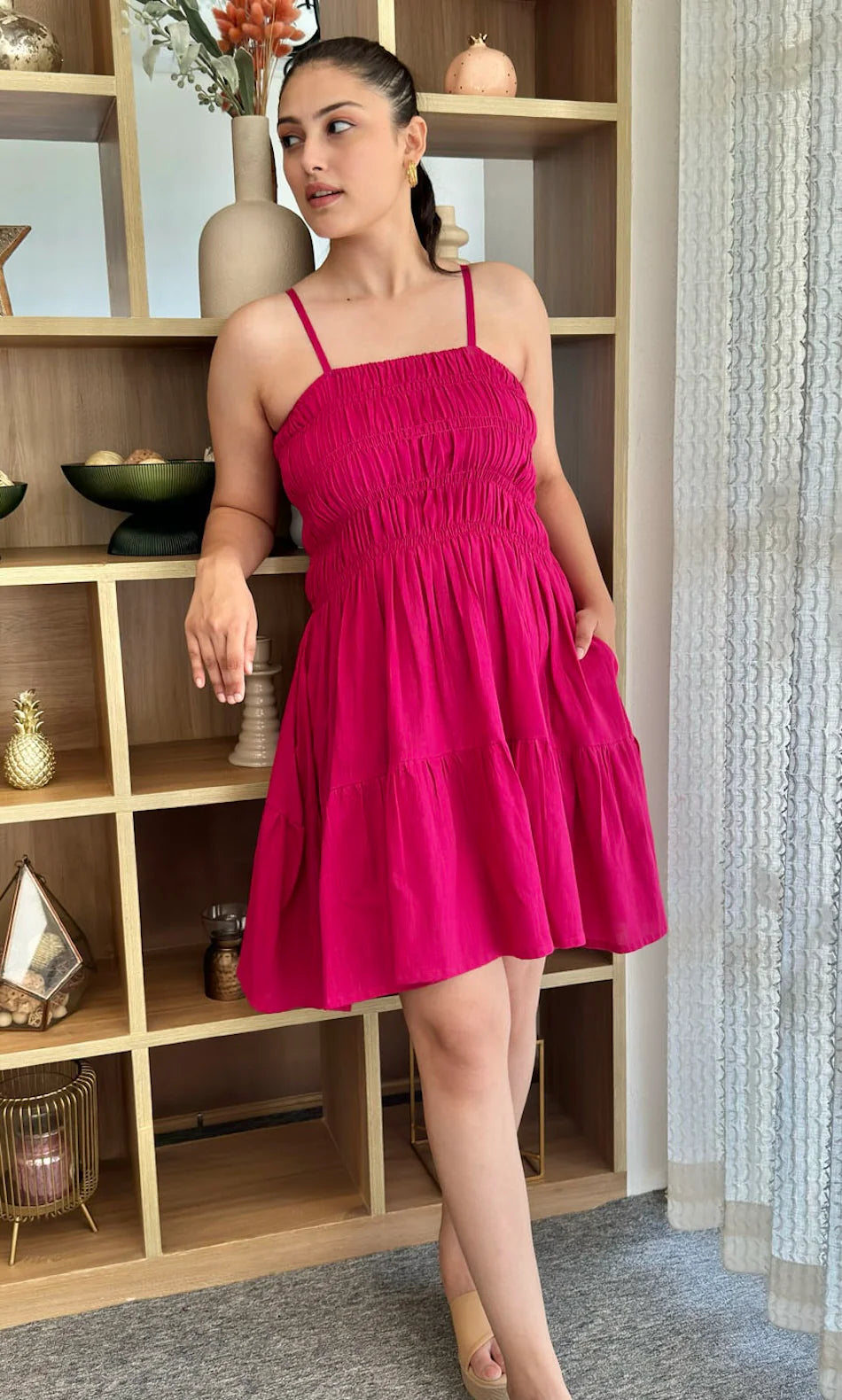 Diva Gathered Dress