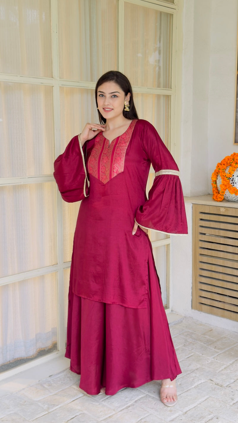 Shama Sharara Suit Set