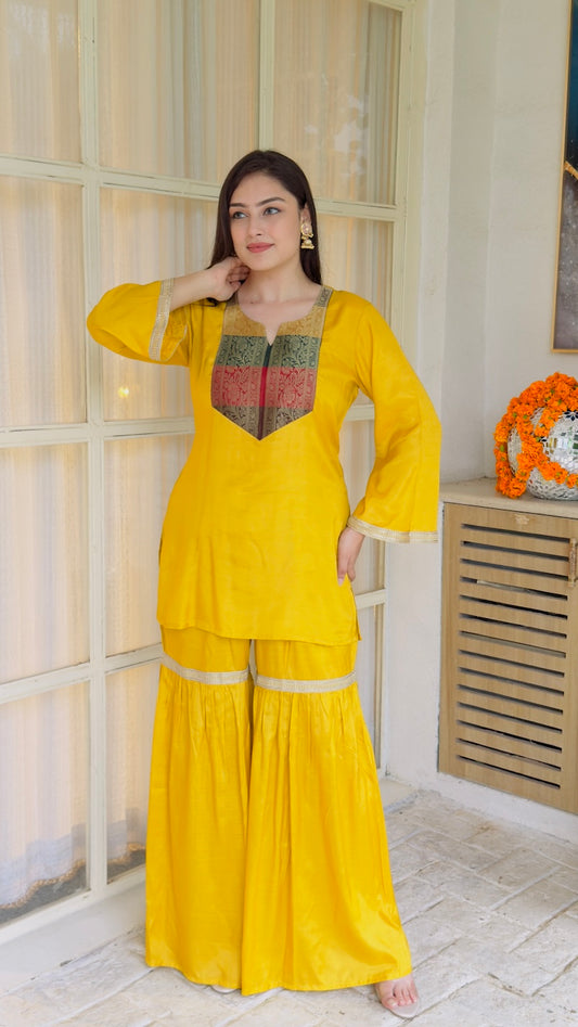 Heer Sharara Suit Set