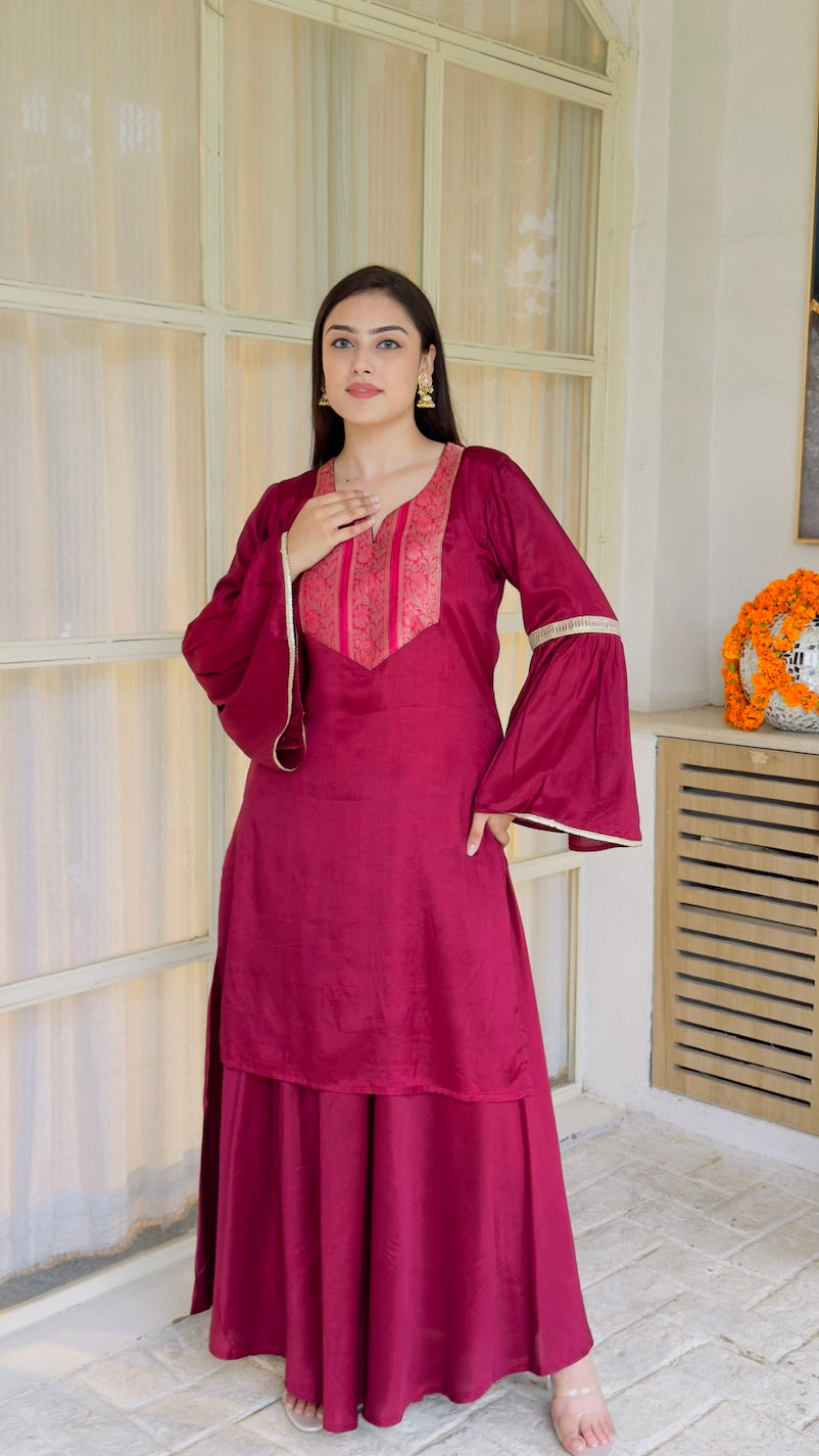 Shama Sharara Suit Set