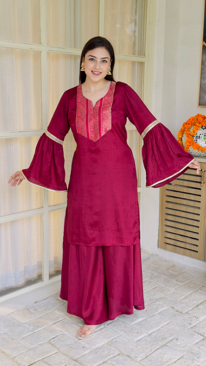 Shama Sharara Suit Set