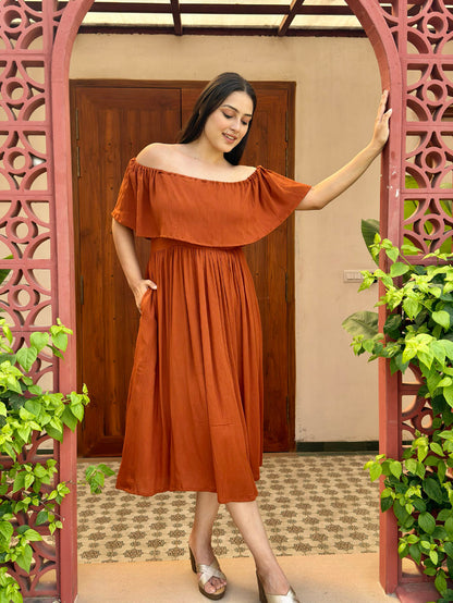 Luz Off-Shoulder Dress