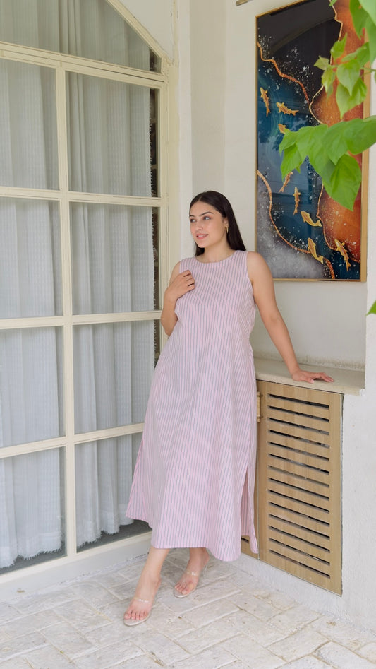 Amara A-Line Cotton Dress