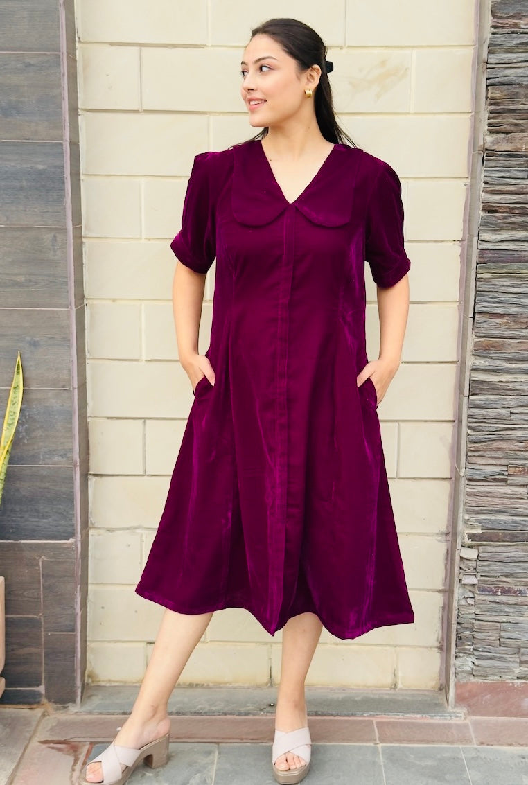 Vela Velvet Dress