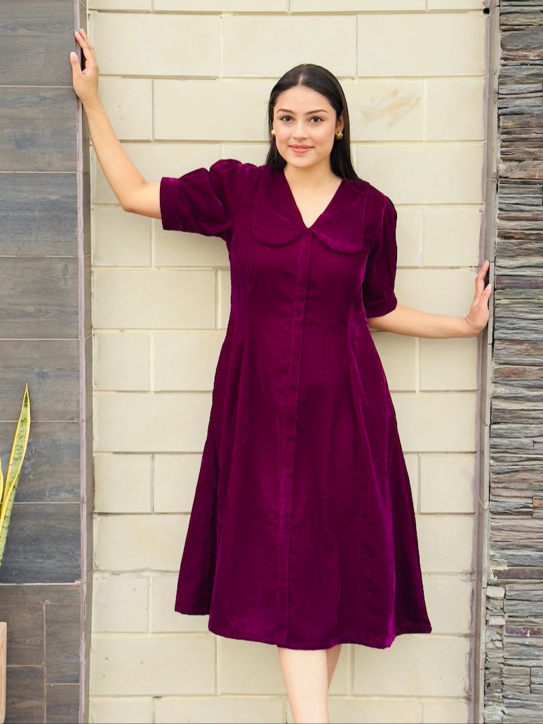 Vela Velvet Dress